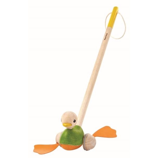 Gå Pinne Push Along Duck - Plantoys