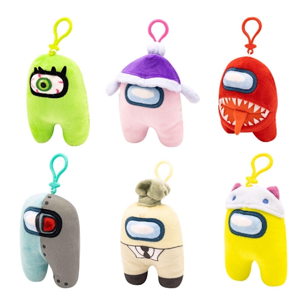 Among Us Clip on Plush 13 cm, 1 st