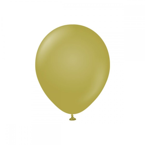 Lateksi ilmapallot 25-Pack Olive, 30 cm - The Balloon King