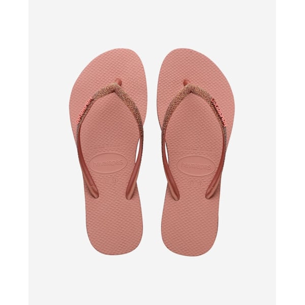 Hawaiian Flip Flops Slim Sparkle, vaaleanpunainen 41/42