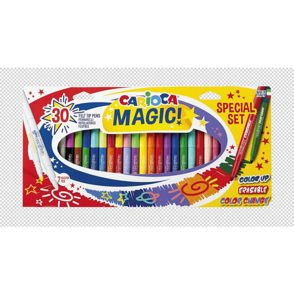 Carioca Magic Fibre -kynät 10 x 3 cm