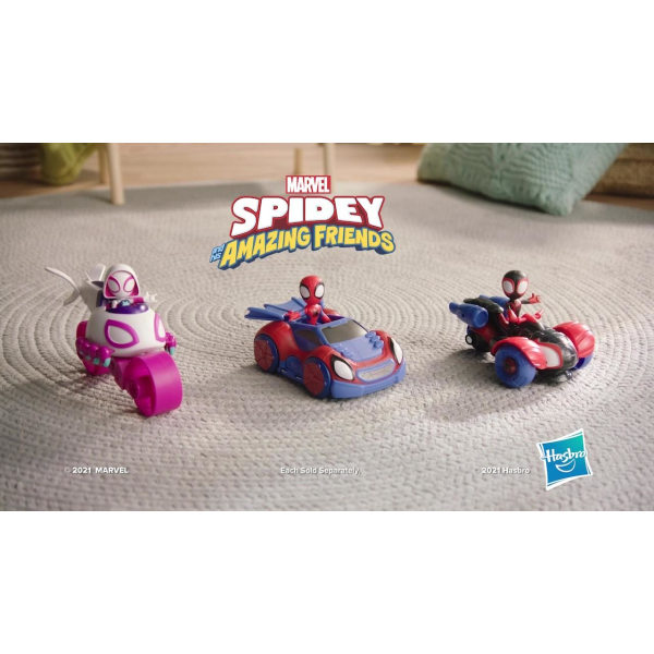 Marvel Spidey and His Amazing Friends Miles Morales, Feature Vehicle 2-in-1