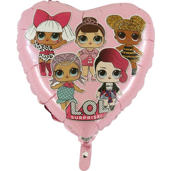 Folieballon LOL Surprise Pink 45 cm - Ballongkungen