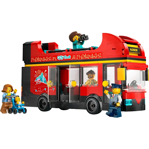 LEGO City 60407 Röd Dubbeldäckare för Sightseeing