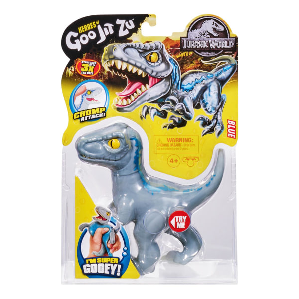 Goo Jit Zu Jurassic Single Pack T-rex Blå