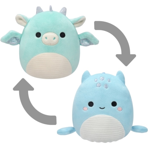 Squishmallows Flip A Mallows Miles and Lune, 13 cm