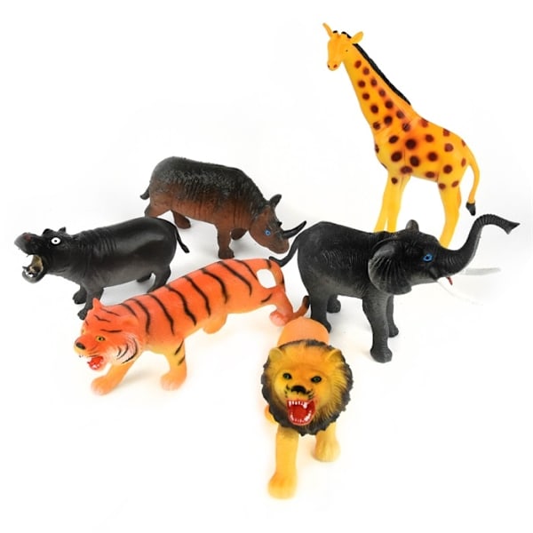 Wild Animals, 6 kpl - Robetoy
