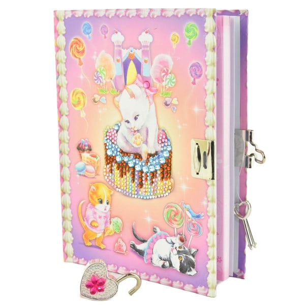 Diary Cat with Heart Lock - Robetoy