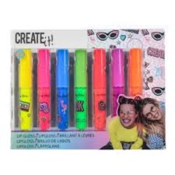 Create it Lipgloss 7-pack, Neon