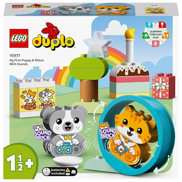 LEGO Duplo 10977 Min första hundvalp & kattunge med ljud
