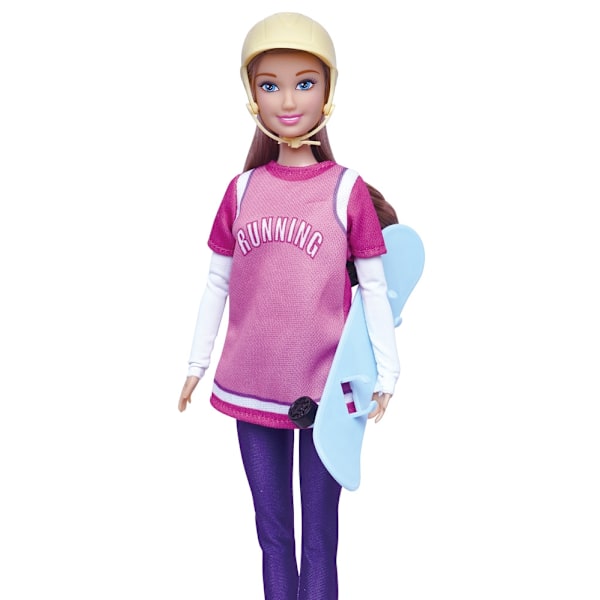 Anlily Docka med Snowboard
