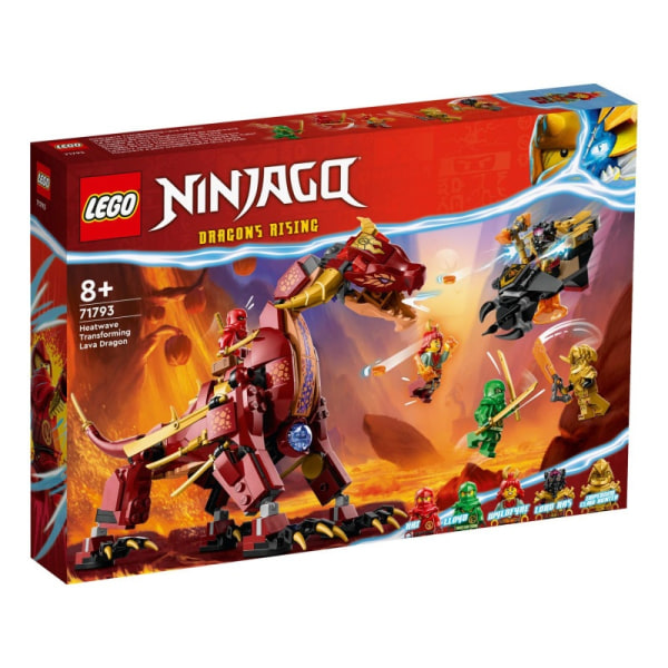 LEGO Ninjago 71793 Heatwaven muunnettavissa oleva laavalohikäärme