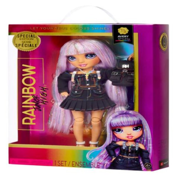 Rainbow High Junior High Doll, Avery Styles