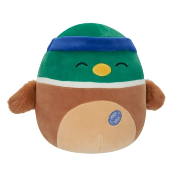 Squishmallows Avery the Mallard w/ Sweatband & Rugby Ball , 19 cm