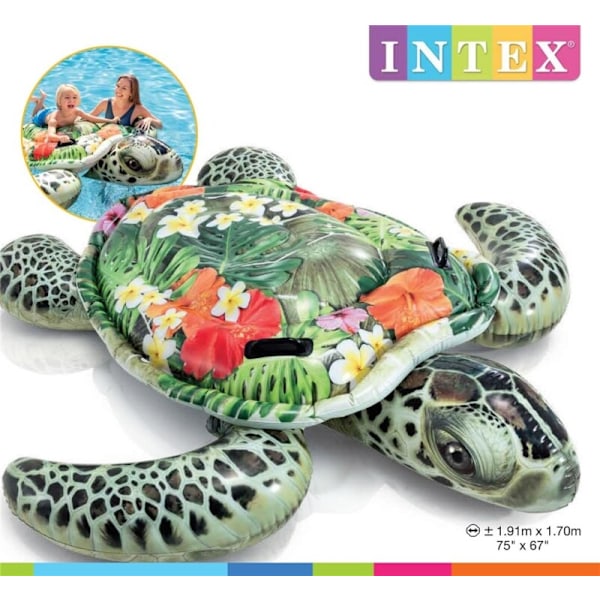 Intex Bademadras Havskildpadde Ride-on