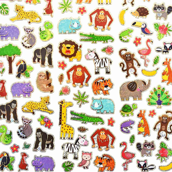 Stickers Wild Animals - Robetoy