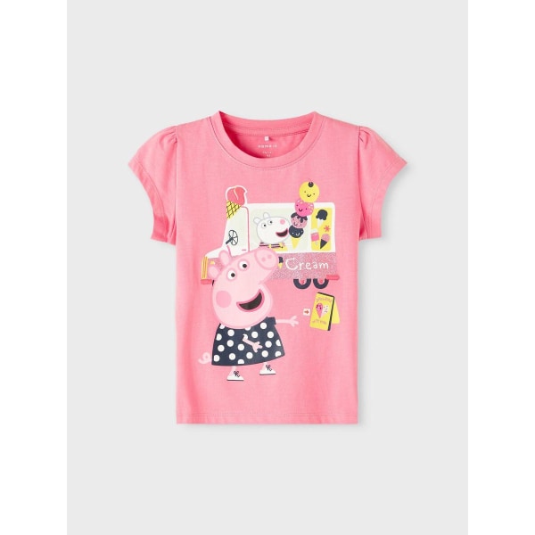 Name It Mini Peppa Pig T-shirt, Morning Glory, Storlek 110
