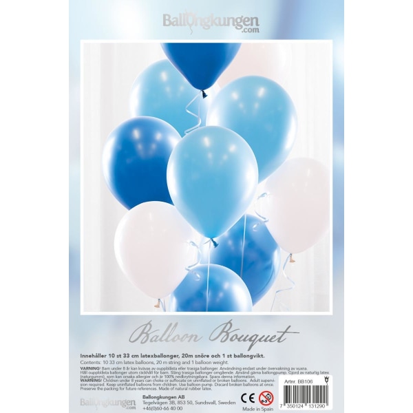 Balloon Bouquet Blue - Ilmapallokuningas