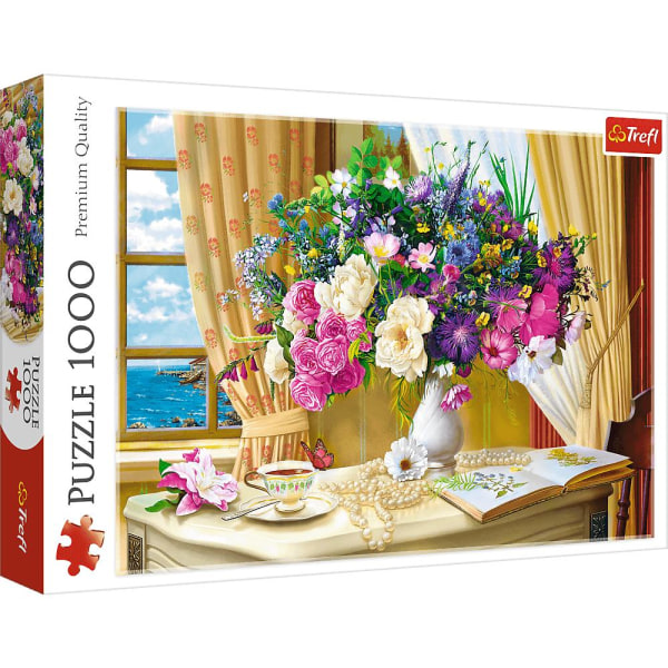 Trefl Puzzle Flowers In The Morning, 1000 kpl