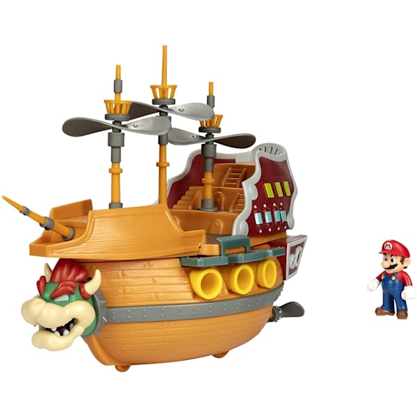 Super Mario Deluxe Playset Bowser Ship
