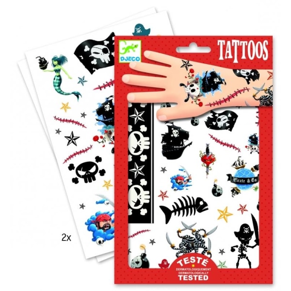 Tatoo Pirates, Tatueringar - Djeco