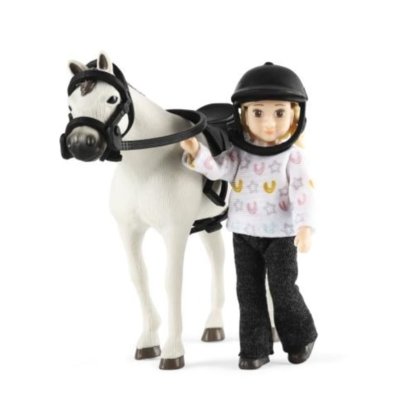 Lundby-nukke hevosen kanssa - Mikki