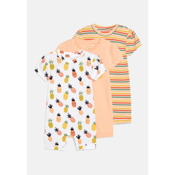 Name it Baby Shorts Kjole Peach Pineapple, størrelse 56 Multicolor