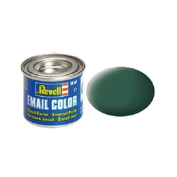 Revell Emaljfärg 14 ml. Dark Green, Mat