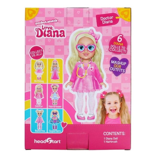 Elsker Diana Doctor Diana, 15 cm
