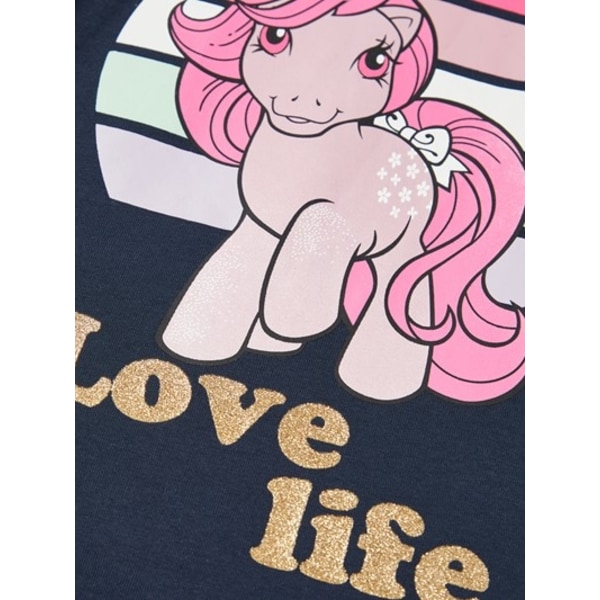 Nimeä pitkähihainen toppi My little Pony, tummansininen, koko 104