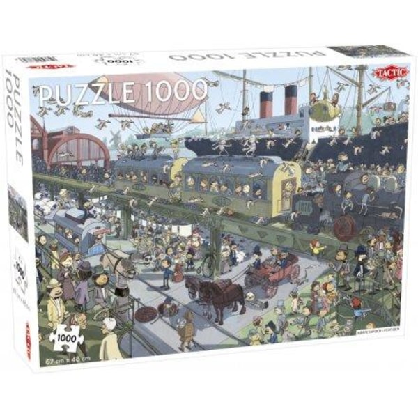 Tactic Puzzle 1000 Pieces, Børnebanden i Fortiden Multicolor