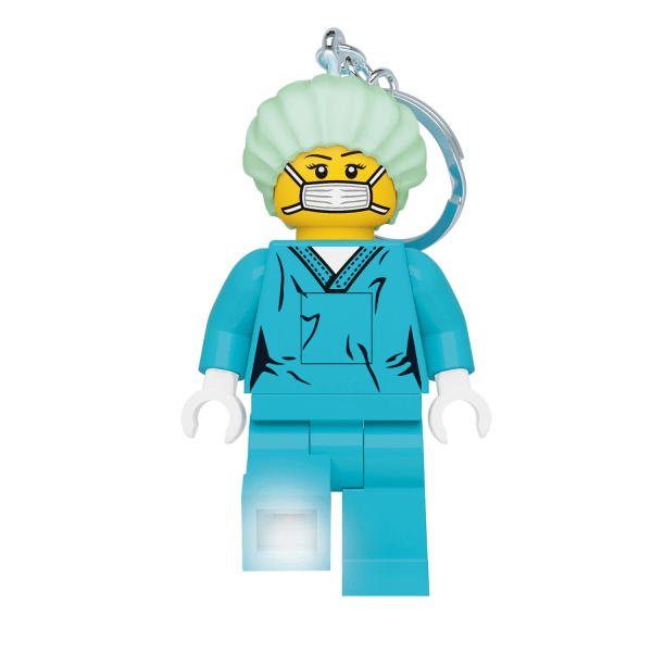 LEGO Ikonisk nøglering med lampe, læge Multicolor