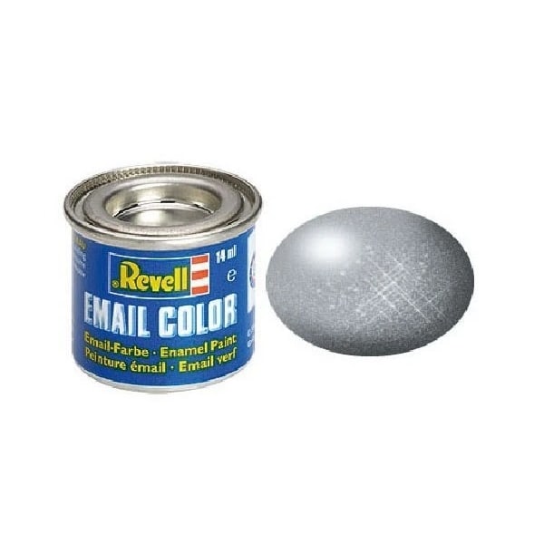 Revell Emaljfärg 14 ml. Steel Metallic