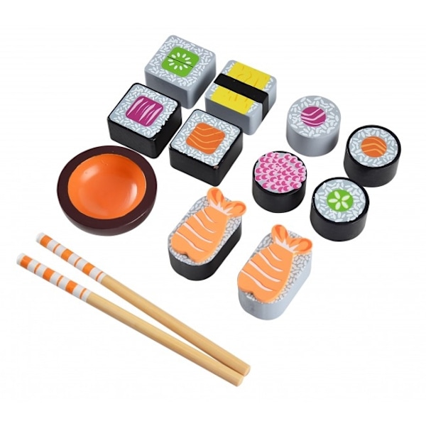 Træ sushi sæt - Magni