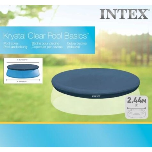 Intex Poolskydd Easy Set Pool Cover 2,21