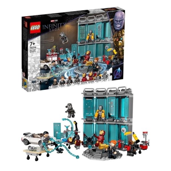 LEGO Marvel 76216 Iron Man's Armory