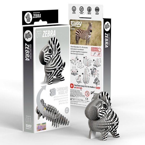Eugy 3D Puzzle Zebra