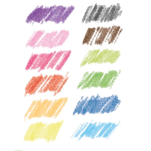 12 st färgpennor Vattenfärg - Djeco