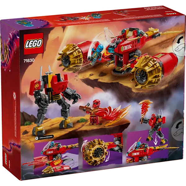 Lego Ninjago 71830 Kais robotstormförare