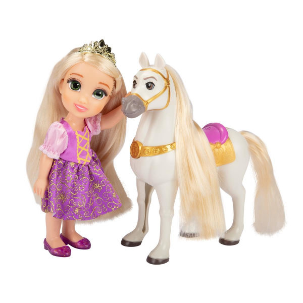 Disney Princess Rapunzel Docka Petite & Maximus