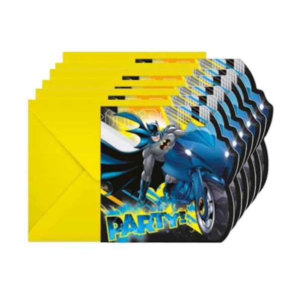 Buttericks Inbjudningskort, Batman 6 st
