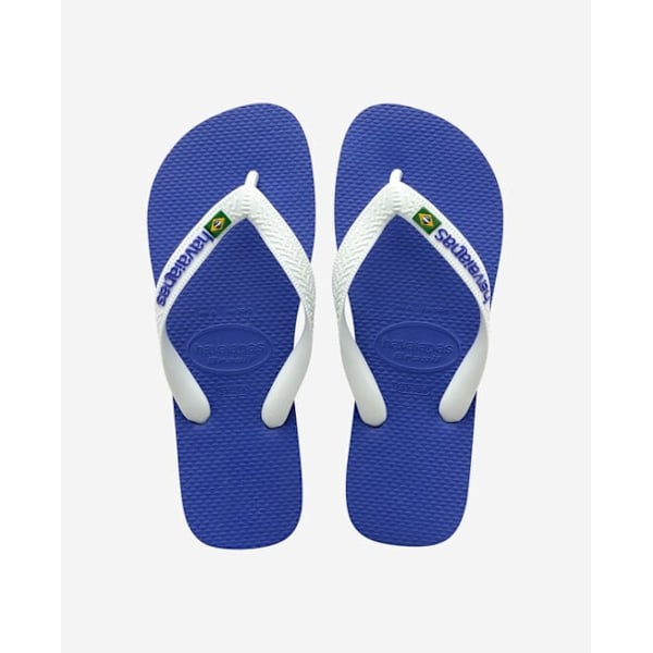Hawaiian Varvastossut Kids Brazil Logo Sininen 31/32