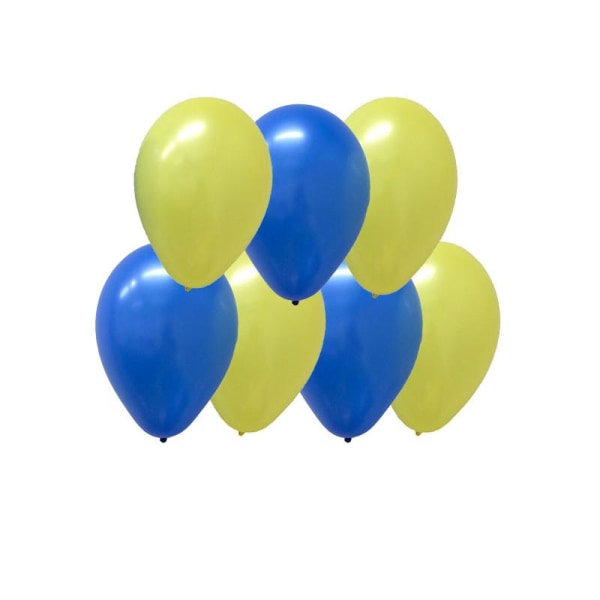 Gaggs Party Balloons Sininen/keltainen 10 kpl