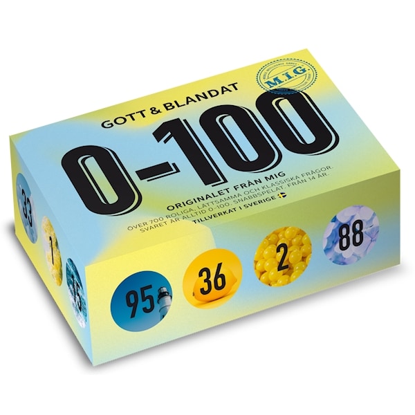 MIG 0-100 Gott & Blandat, frågespel