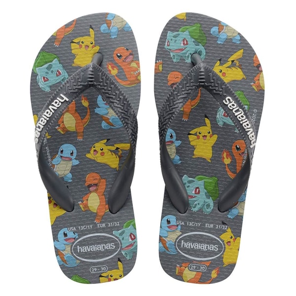 Havaianas Flip Flops Kids Top Pokemon Grå 25/26