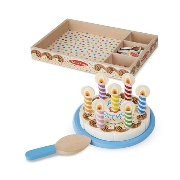 Födelsedagstårta med Ljus i Trä - Melissa & Doug