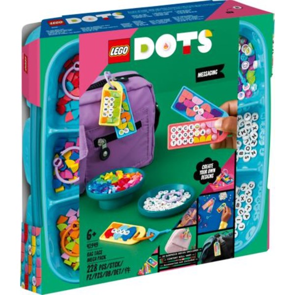 LEGO Dots 41949 Bagagetaggar storpack – Meddelanden