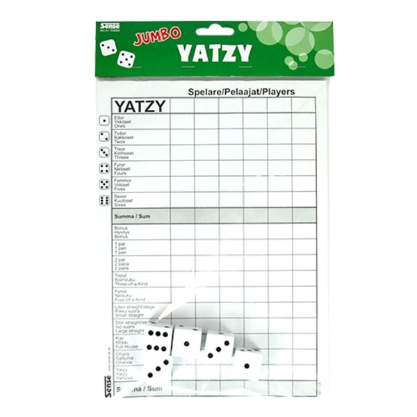 Sense Jumbo-Yatzy -peli