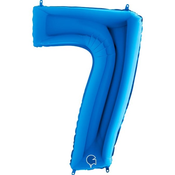 Large Number Ballon i Folie 7, Blå