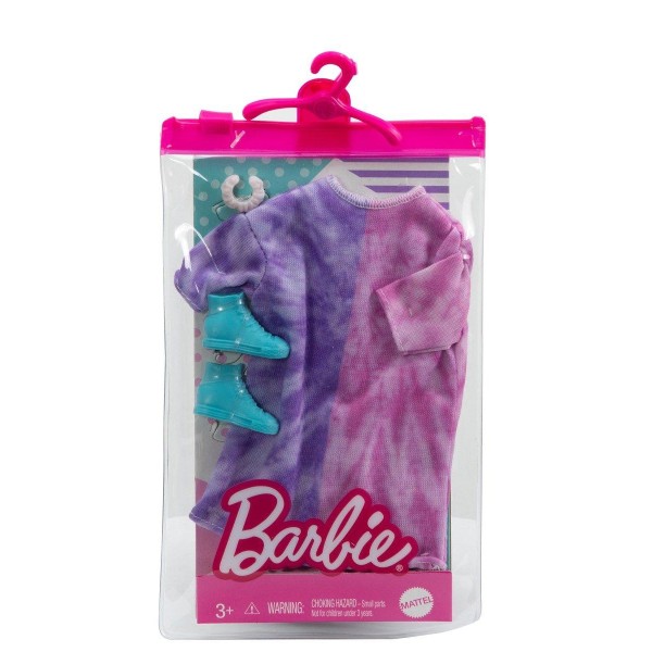Barbie Fashion and Accessories Batik-kuvioinen mekko purppuraa